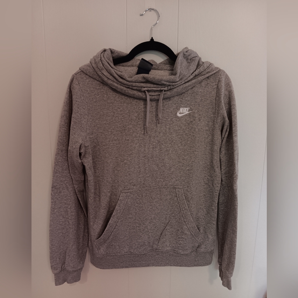Nike Gray Cowl  Pocket Hoodie